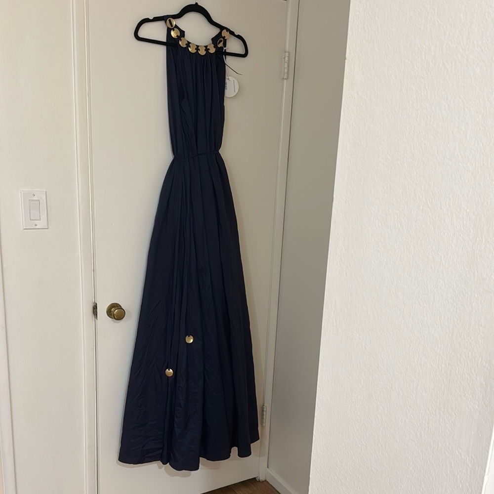 STAUD Navy Blue Dress